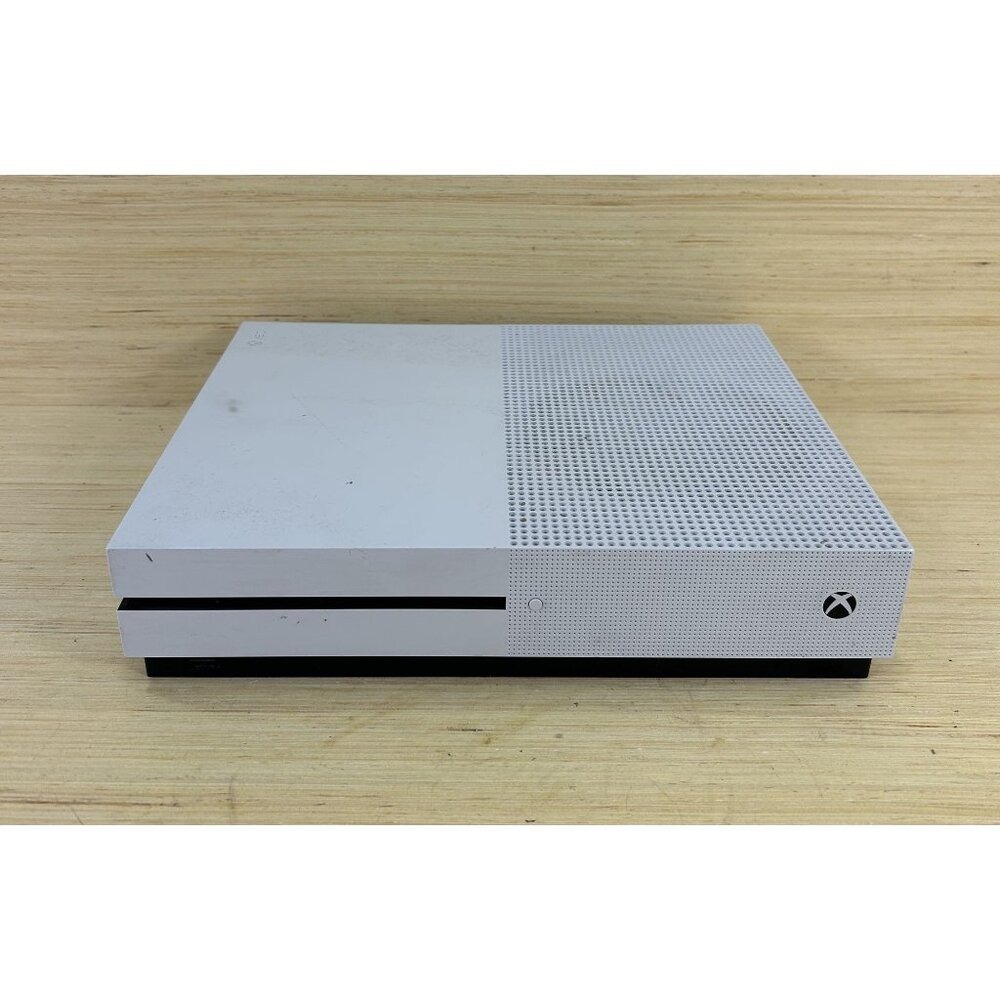 Microsoft Xbox One S Model 1681 White Disk Version Console Only